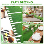 tapis gazon artificiel imitation naturelle brins verts festif décoration maison dimensions variées motifs fleurs
