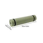 tapis yoga fitness texturé vert olive orange blanc noir