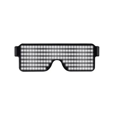 lunettes led rouges bleues vertes modernes technologiques occasion fête anniversaire mariage noël