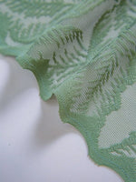 rideau vert feuilles moderne semi transparent salon pastorale polyester