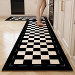 tapis sol gris fleurs moderne antidérapant polyester lavable intérieur extérieur voyage cuisine chambre salon