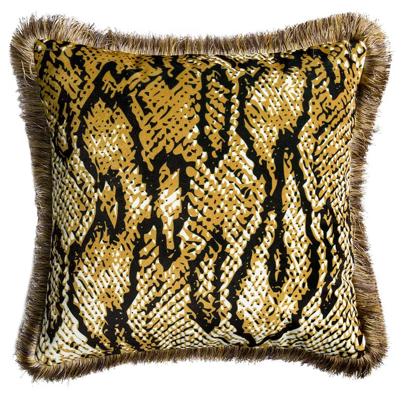 coussin brodé abeilles or élégant tissu polyester carré décoratif lit voiture