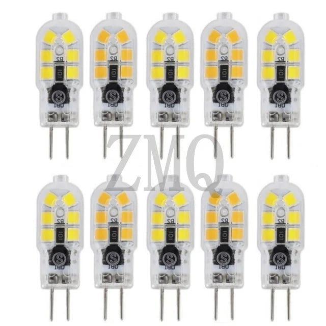 ampoule led 3w g4 ac 220v transparente jaune carrés dorés moderne 250 499 lumens