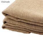 tissu jute naturel rustique 50x160cm résistance abrasion biodegradable champetre texture grossiere