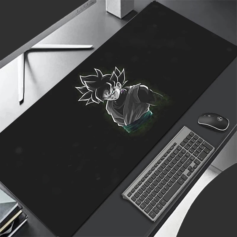 tapis souris dessin animé dragon ballz noir blanc gamer mat graphique