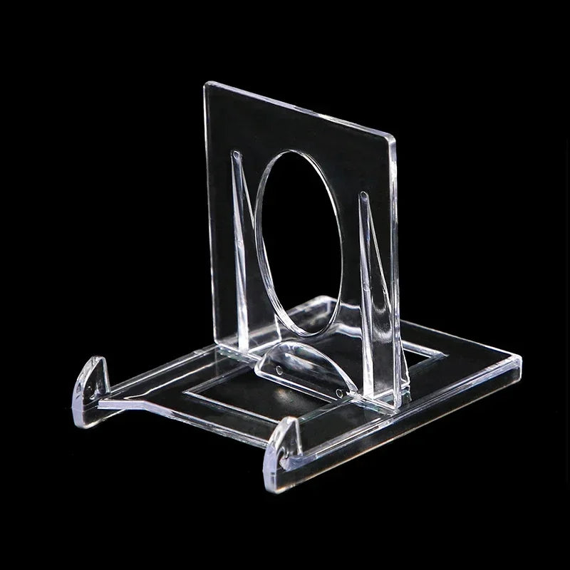 support tablette transparent moderne clips 7x12cm 8x15cm respectueux environnement utilisation multiple imperméable stockage salon