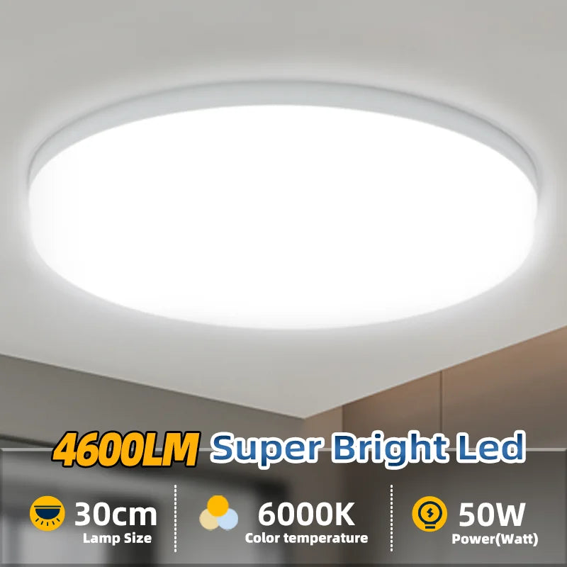lampe led moderne blanc opaque 30w 40w 50w facile haute puissance
