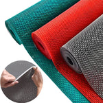 tapis antidérapant pvc vert rouge gris moderne salle bain cuisine drainant imperméable multifonctionnel