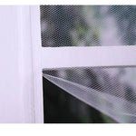 filet anti moustiques blanc moderne maille fine transparent adhésif inclusion règle mesure