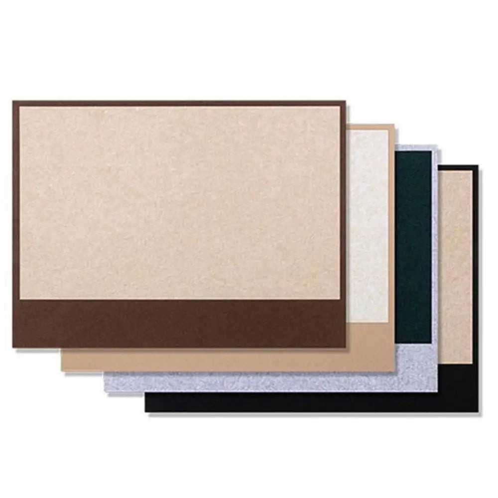 tableau feutre moderne auto adhésif noir beige gris vert fixations velcro clous
