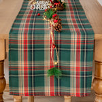 chemin table carreaux écossais vert rouge noël classique halloween pâques action grâce mariage coachellaRGBOpaque