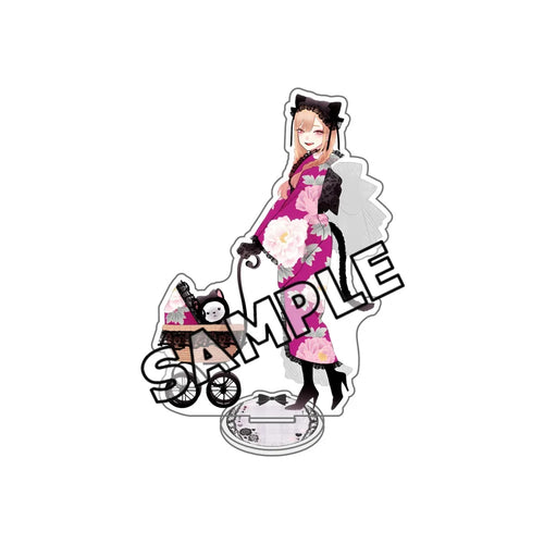 porte clés anime figurines collection décoration rose noir blanc motifs imprimés mignon détaillé