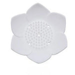 porte savon silicone fleur lotus noir blanc gris rose vert bleu violet moderne salle