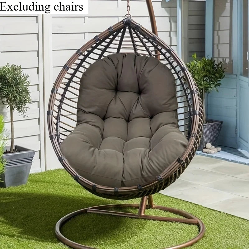 fauteuil suspendu coussin forme imperméable coton polyester marron vert bleu gris noir moderne confortable