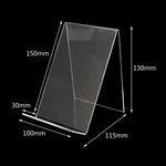 support livre transparent moderne adhésif scolaire organisation rangement acrylique gọn lại the title để