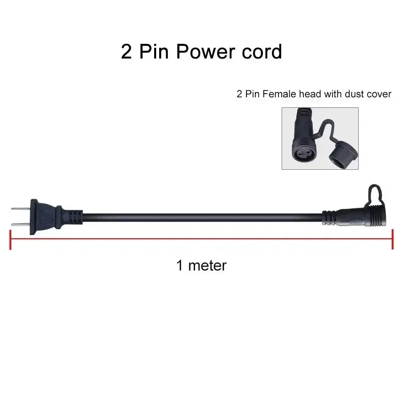 chaîne lumineuse noire led transparente moderne 10 20 lampes clips étanches camping mariage