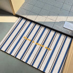 tapis entrée antidérapant adhésif protecteur résistant rides moderne minimaliste blanc bleu rouge