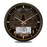 horloge murale moderne horaire azan calendrier hijri affichage numérique analogique İslam motifs