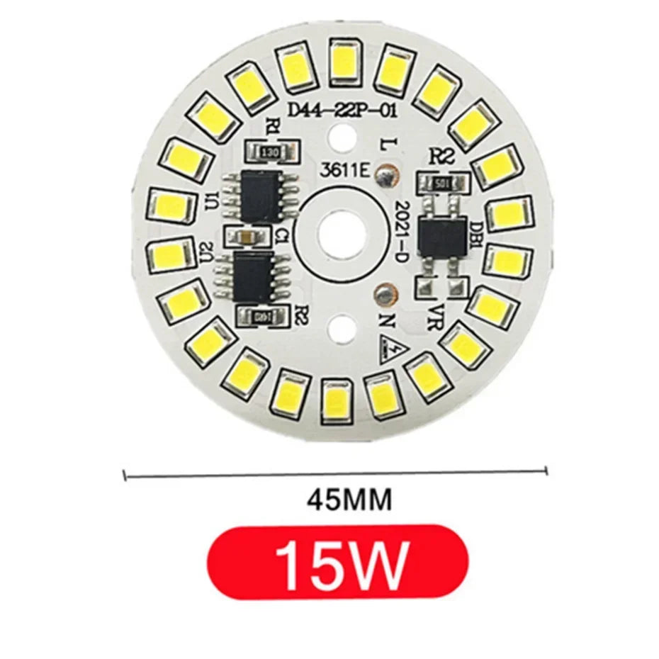 ampoule led 12w 220v blanc matrice smd e27 moderne fixée cable alimentation
