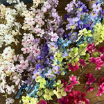 guirlande fleurs artificielles naturelles intérieur décoration maison blanc rose violet bleu rouge