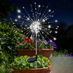 lumière solaire étoiles blanches extérieures moderne fixations piquets jardin décoration vacances led ip65