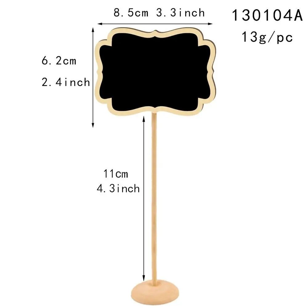 ardoise décorative pied bois texturée rectangulaire ovale cœur étoile maison fleur anniversaire mariage