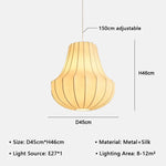 suspension lumineuse moderne blanc beige rayures verticales câble suspendu 4200K 3000K 6500K