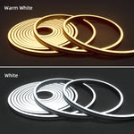 ruban led flexible noir blanc 120 led rayures concentriques moderne éclairage intérieur chambre cuisine