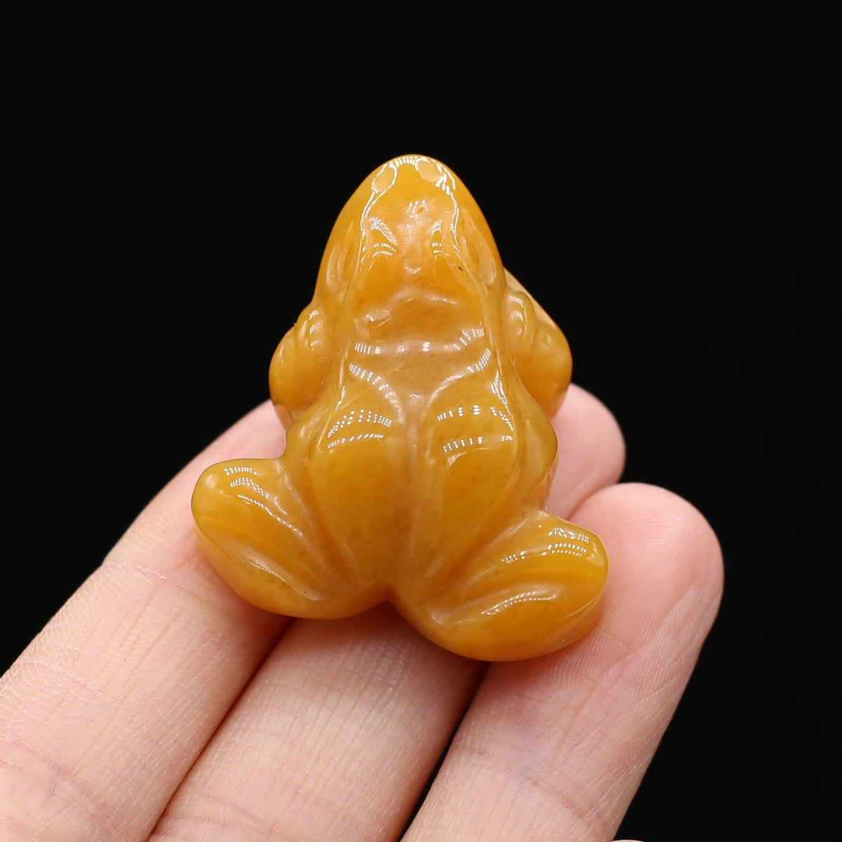 statuette grenouille pierre naturelle jaune rouge rose verte noire aventurine quartz rose ornement maison