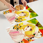 Set de table en lin rectangulaire moderne Ombre Interieur