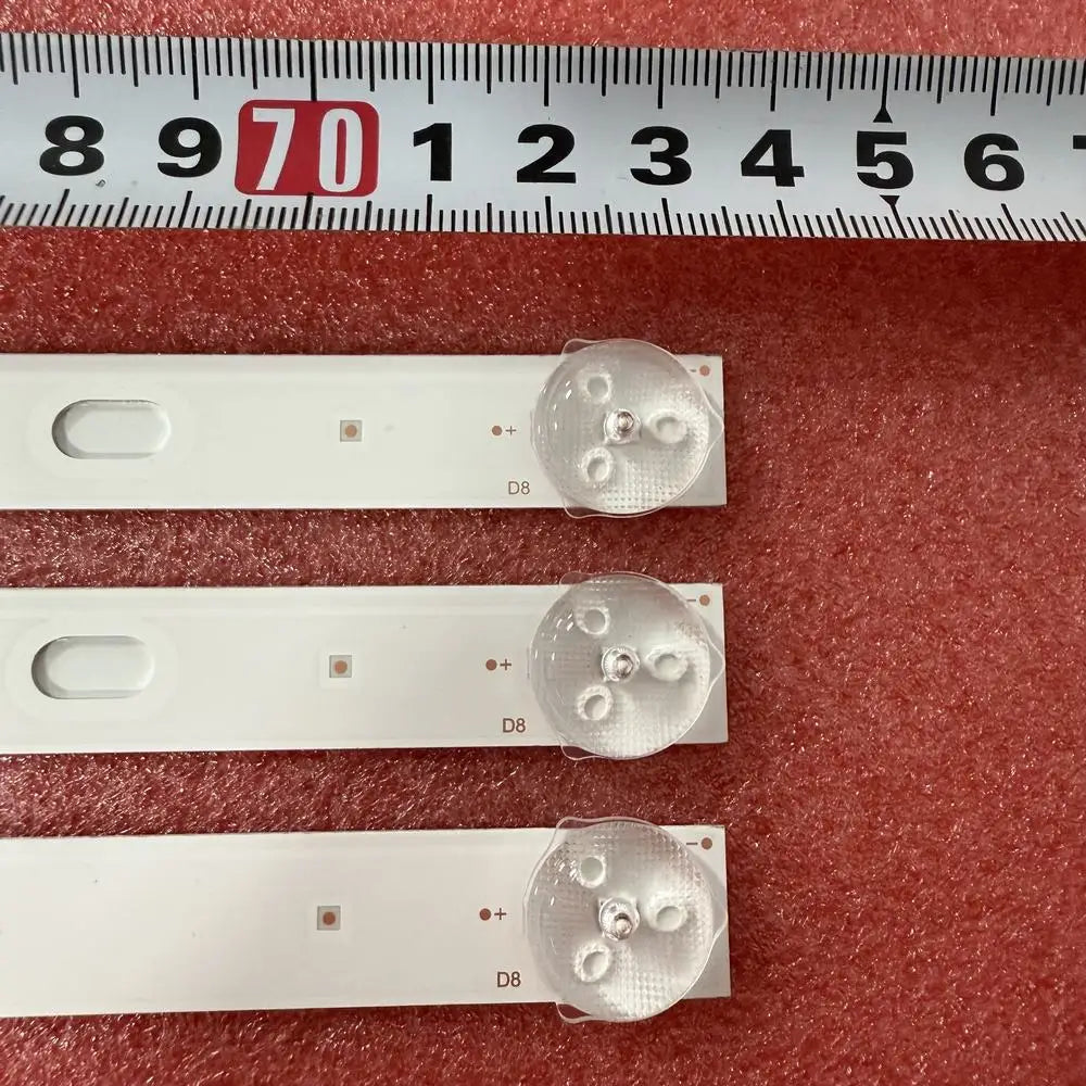 bandes rétroéclairage led blanc moderne fixation connecteurs électriques tv 70mm opaques certification ul rohs