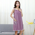 robe bain violet rose bleu clair doublée bordure blanche rapide compressée machine washable