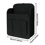 sac dos noir gris polyester moderne bandes ajustables poches multiples rangement cosmétiques téléphone