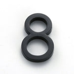 numéro porte adhésif acrylique moderne noir 38mm 60mm minimaliste rond simpleextérieur chambre ménagehôtel