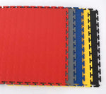 tapis sol modulaires antidérapants carreaux géométriques rouge gris bleu jaune vert modernes imperméables résistants