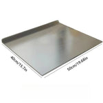 planche découper acier inoxydable moderne 50cm préparation cuisine minimaliste