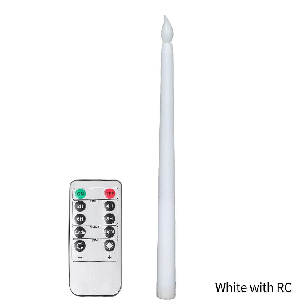 bougies led sans flamme télécommande blanc rouge vert marron beige moderne minimaliste