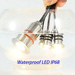 ampoules led argentées modernes 12v 24v 3000k 4000k 6000k ip68 étanches