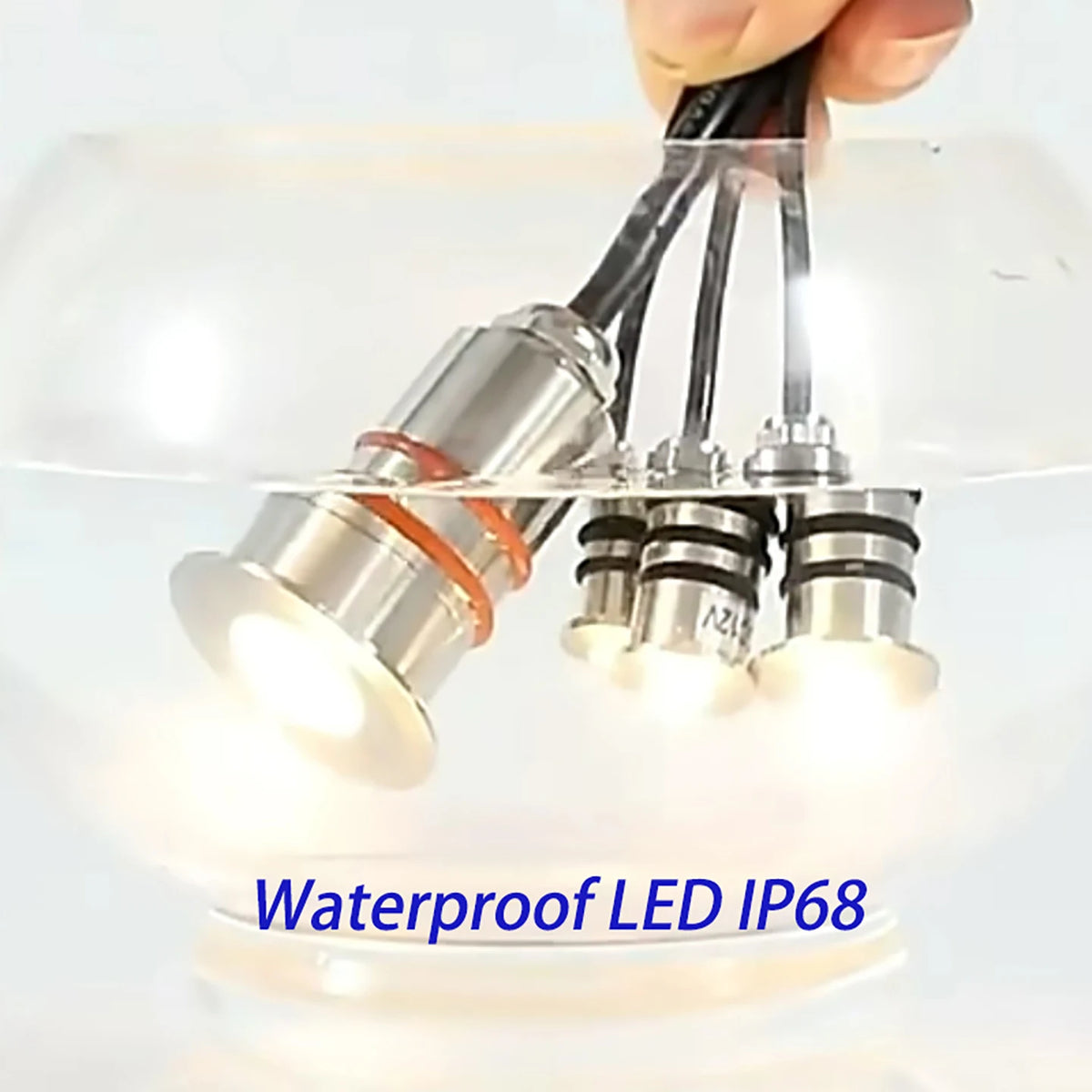 ampoules led argentées modernes 12v 24v 3000k 4000k 6000k ip68 étanches