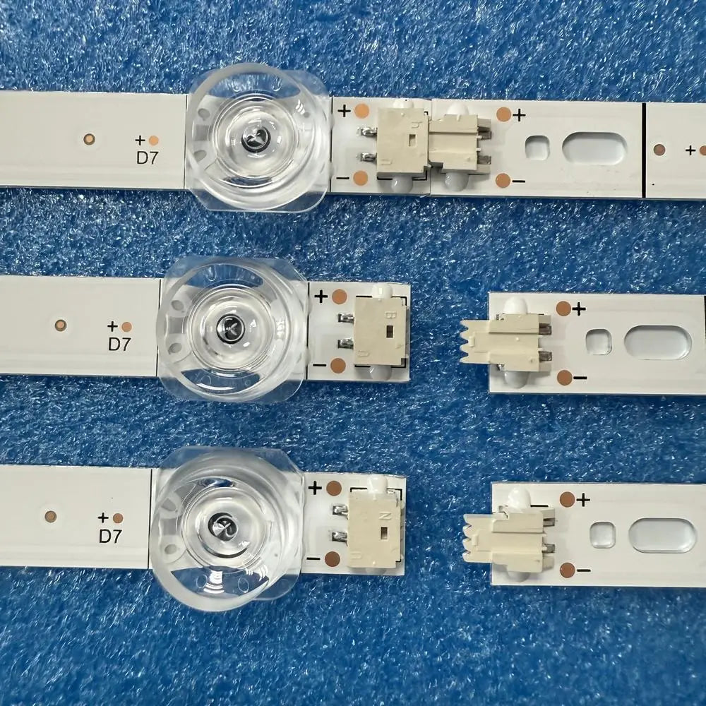 bande lumineuse led blanc rectangulaire moderne fixations connecteur