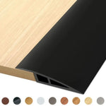 joint transition sol pvc imitation bois adhésif noir moderne protection film rouge couteau