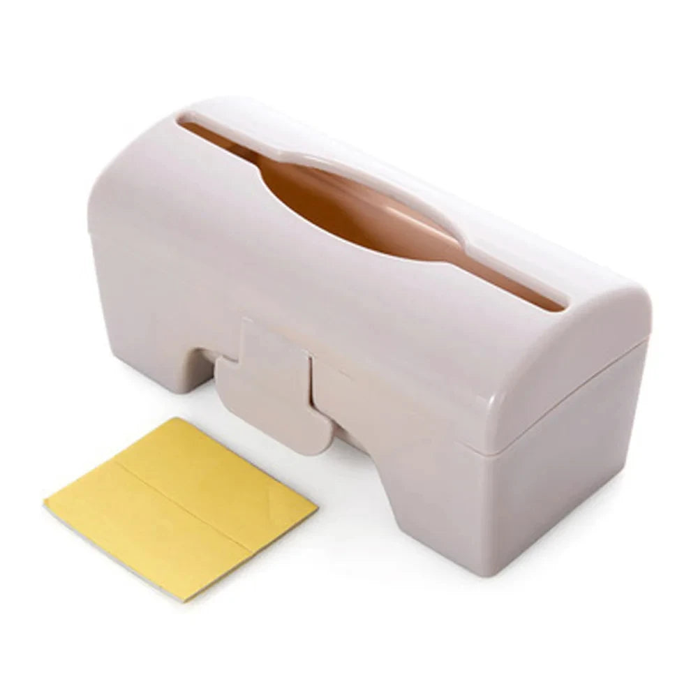 distributeur sacs poubelle moderne rose blanc vert bleu beige adhésif cuisine salle bains