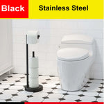 support papier toilette moderne brosse inoxydable noir or argent durable