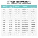 alimentation led étanche transformateur extérieur aluminium gris pilote dc 12v 24v éclairage