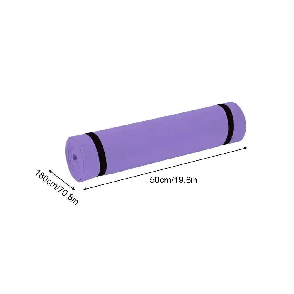 tapis yoga violet rose bleu sangles antidérapant contemporain minimaliste fitness yoga pilates