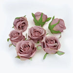 décoration intérieure bouquet roses artificielles classique vert feuilles anniversaire mariage chambre festive