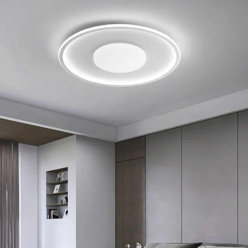 plafonnier led moderne blanc rectangulaire ovale nuage sans télécommande