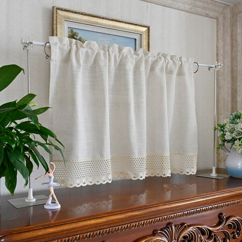 Détail tissage dentelle rideau japonais Ombre Interieur