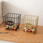 cage moderne métal noir doré grille capsules cuillère.storage organisateur respectueux environnement