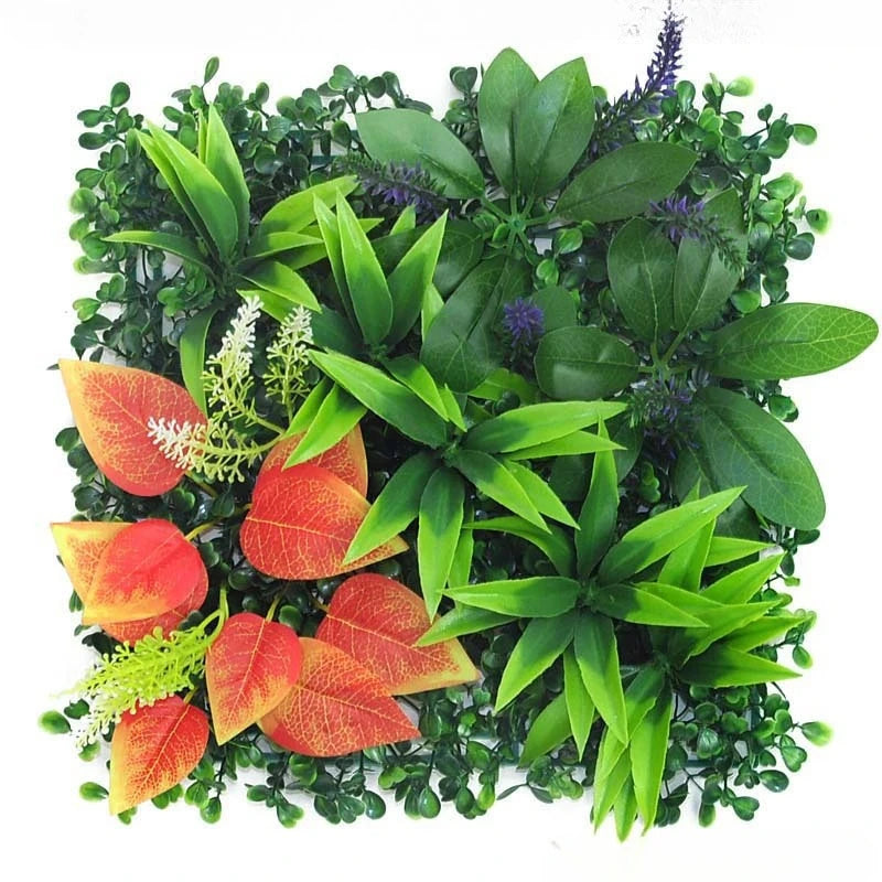 décoration murale artificielle feuilles fleurs moderne extérieure intérieure verte naturelle
